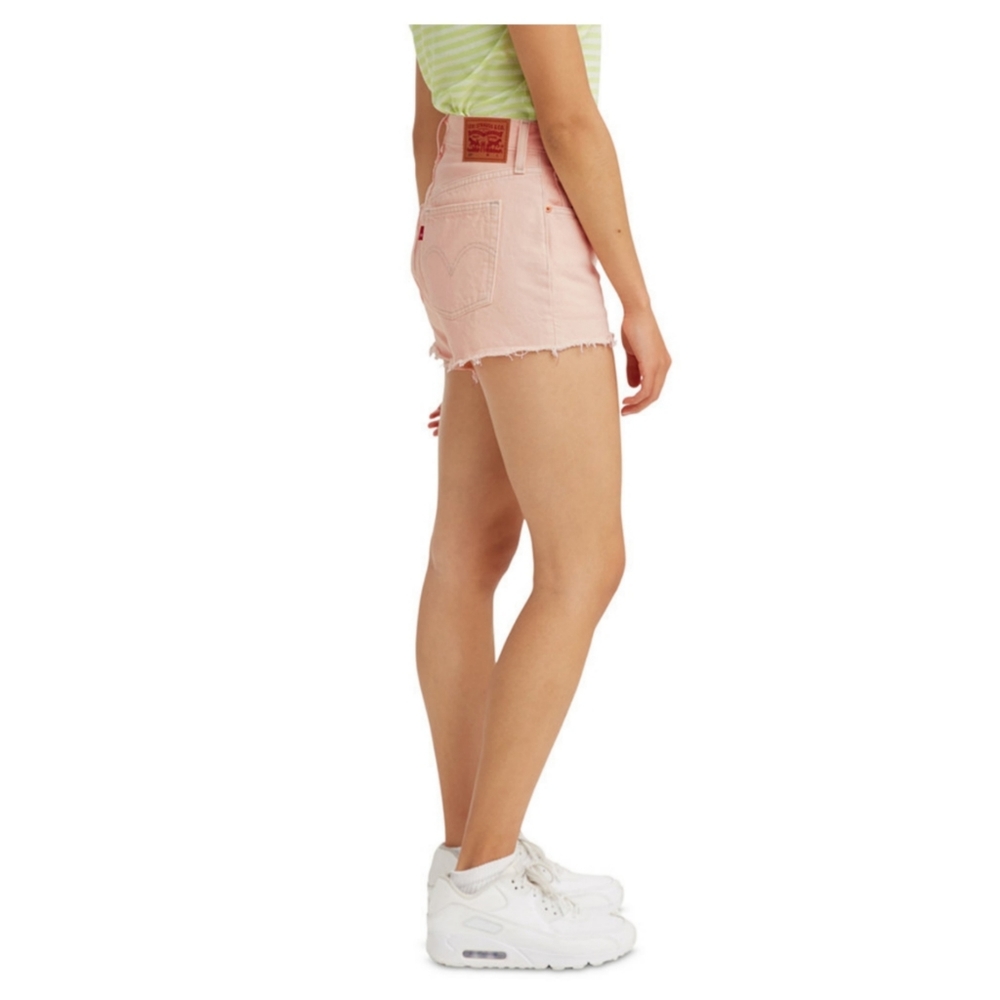 💖 LEVI'S 501 Cotton High Rise Denim Shorts - Picture 3 of 11